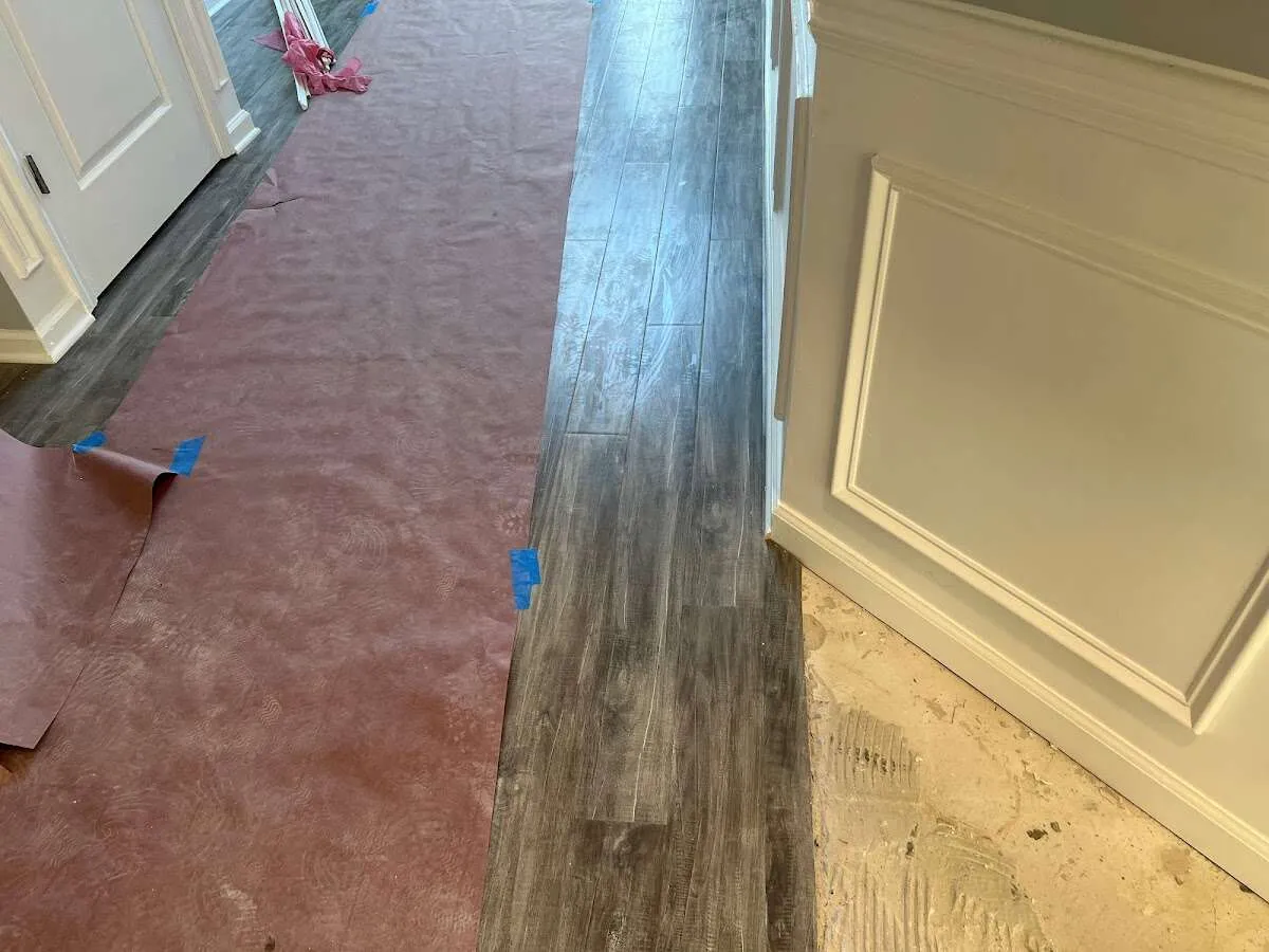 Completed marble shower restoration in Paris